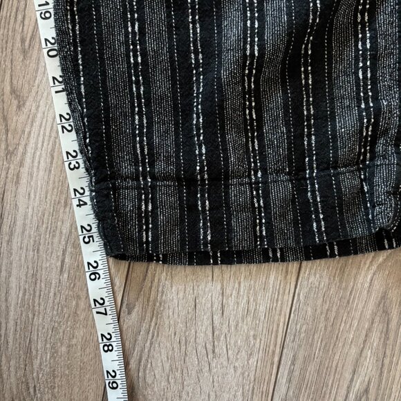 Briggs Linen Blend Wide Leg Pull-On Pants with Black and White Stripes Size XL - Picture 8 of 10